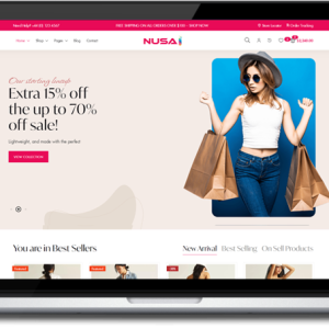 Nusai - Elementor Fashion Store eCommerce Theme